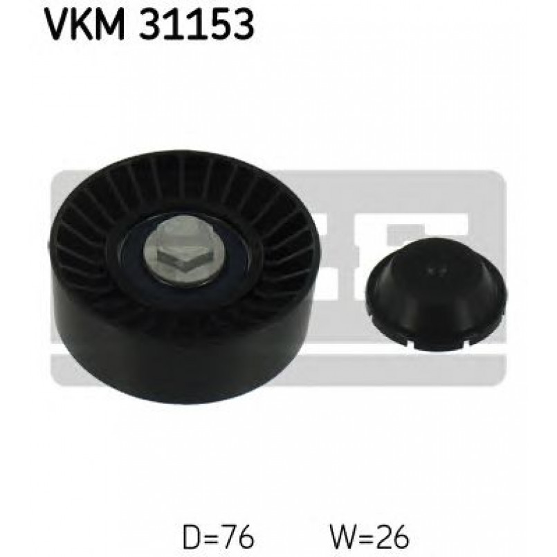 VKM 31153 SKF Ролик модуля натягувача ременя
